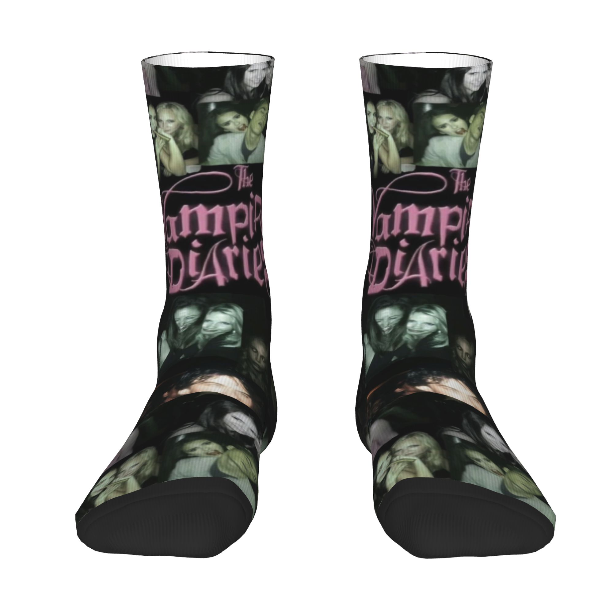Dress Sock Men - Chaussettes personnalisées The Vampire Diaries pour