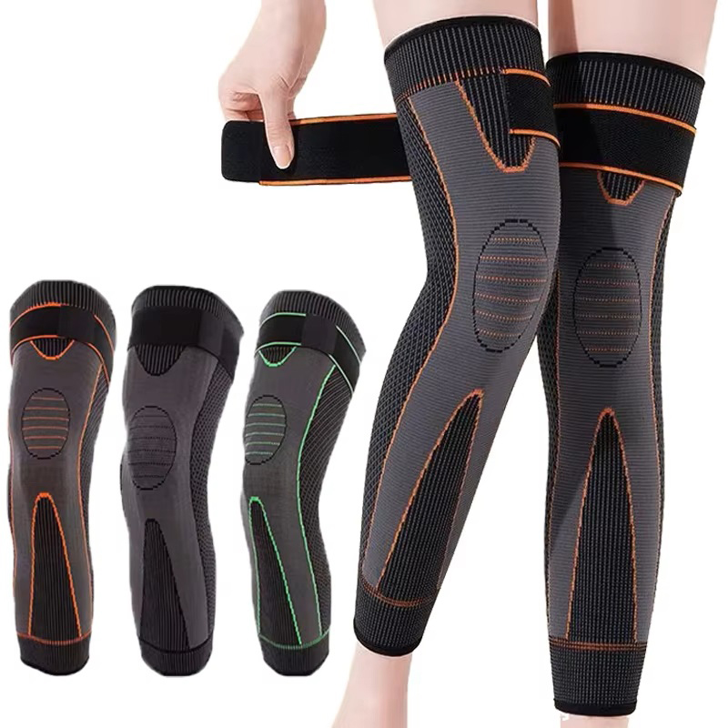 Compression Sleeve Calf - 2 pièces Genouillères de compression élastiques,