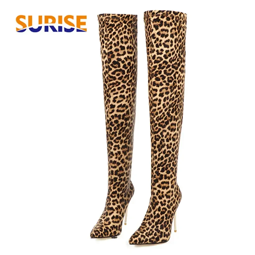 Bottes léopard sur le genou po - No Show Sock Women avis et prix