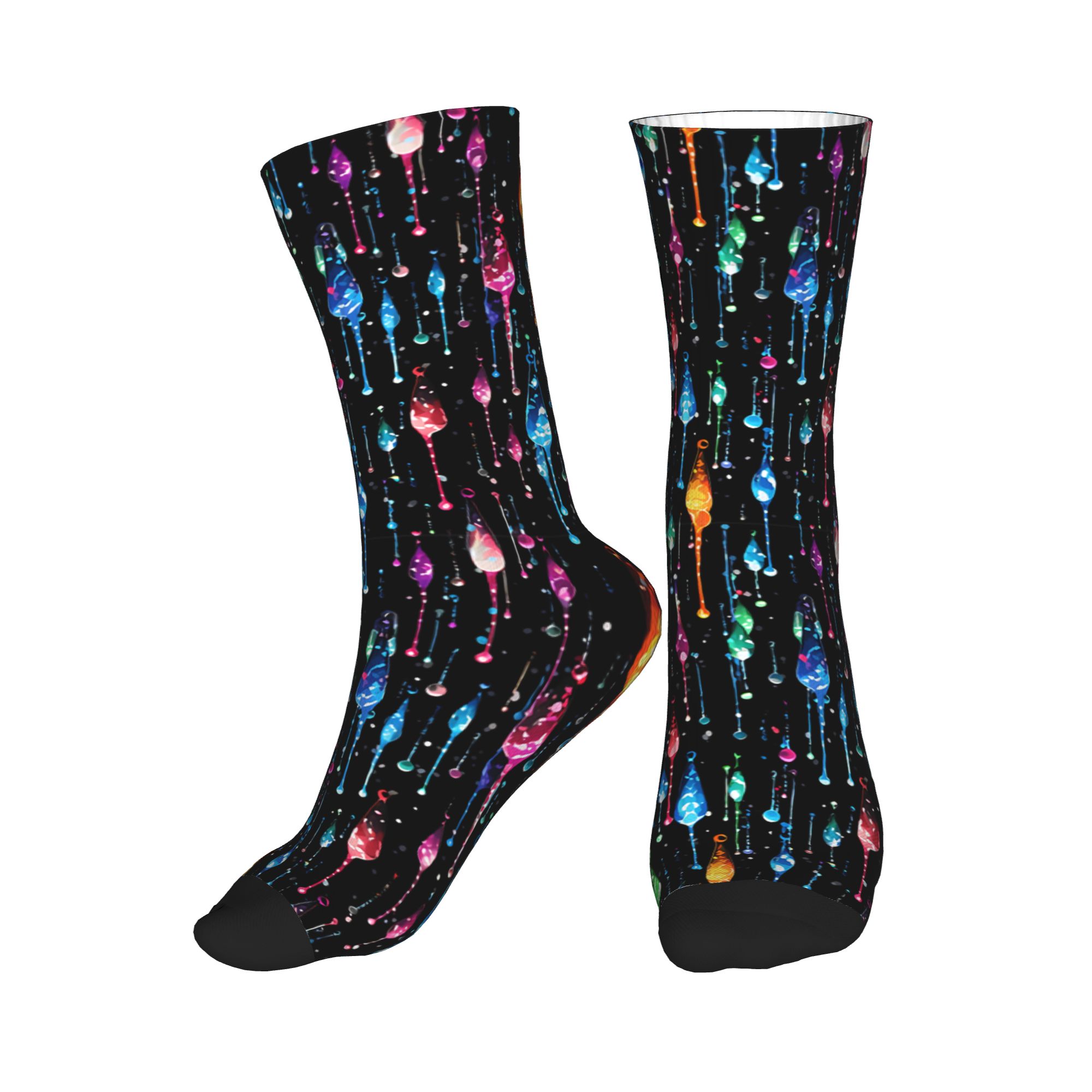 Chaussettes à motif liquide ar - Dress Sock Men avis et prix