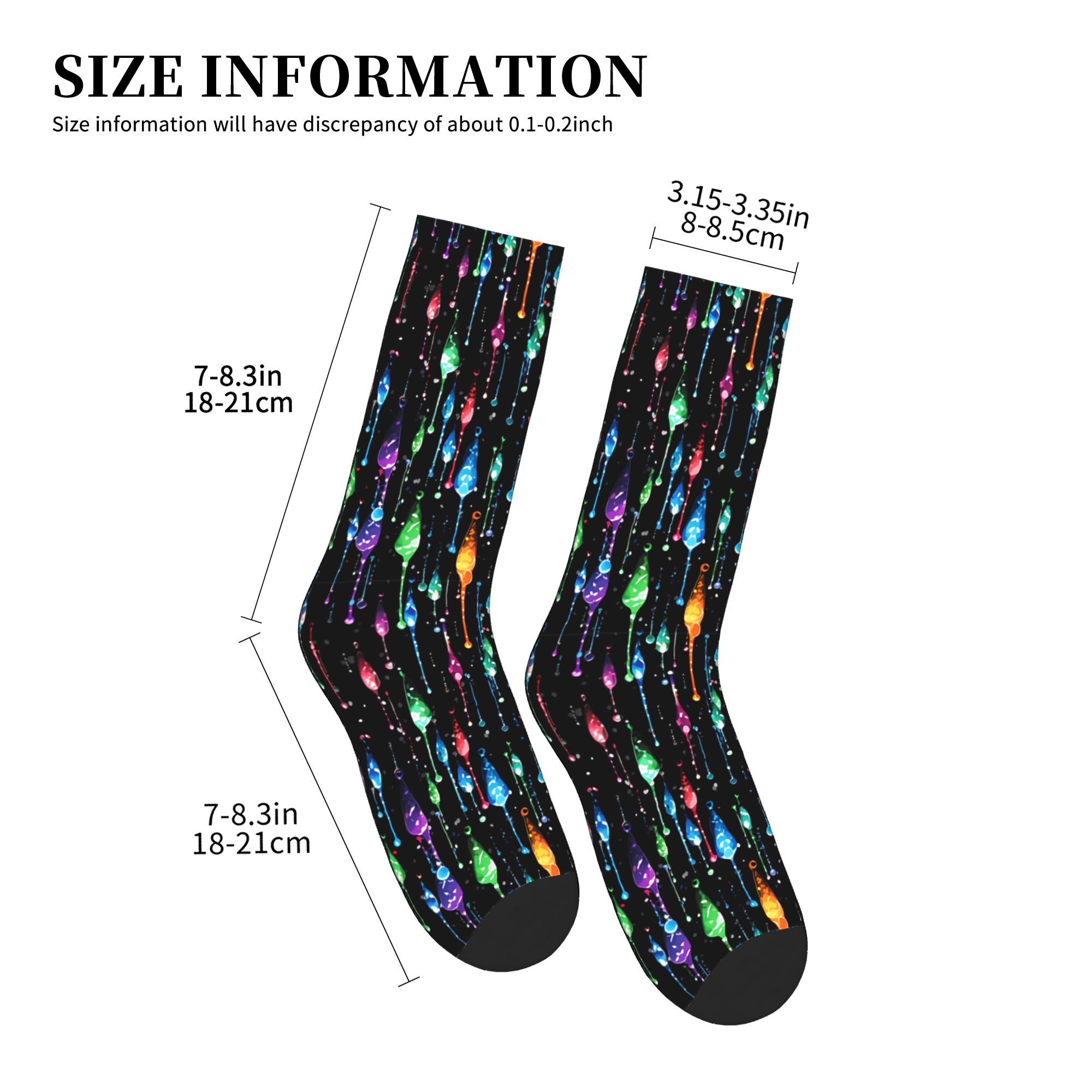 Chaussettes à motif liquide ar - Dress Sock Men avis et prix
